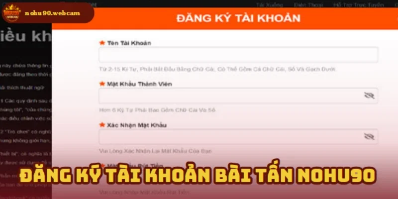 Khởi tạo tài khoản và đăng nhập nhanh